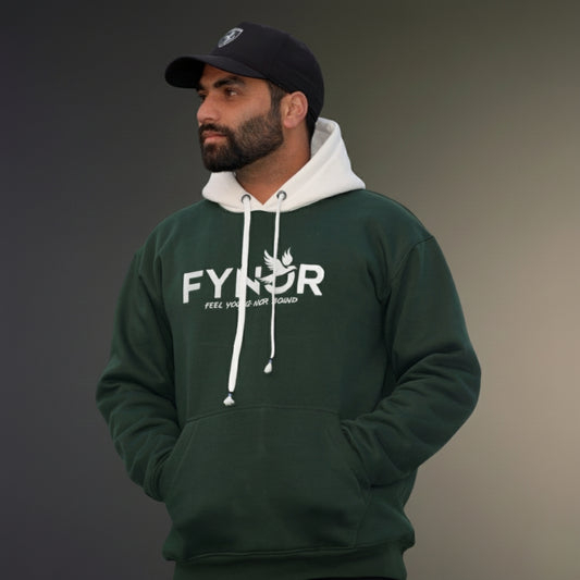 Forest Green Oversized Hoodie | 400+ GSM