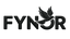Black logo with the word 'FYNOR' and an eagle emblem on a white background